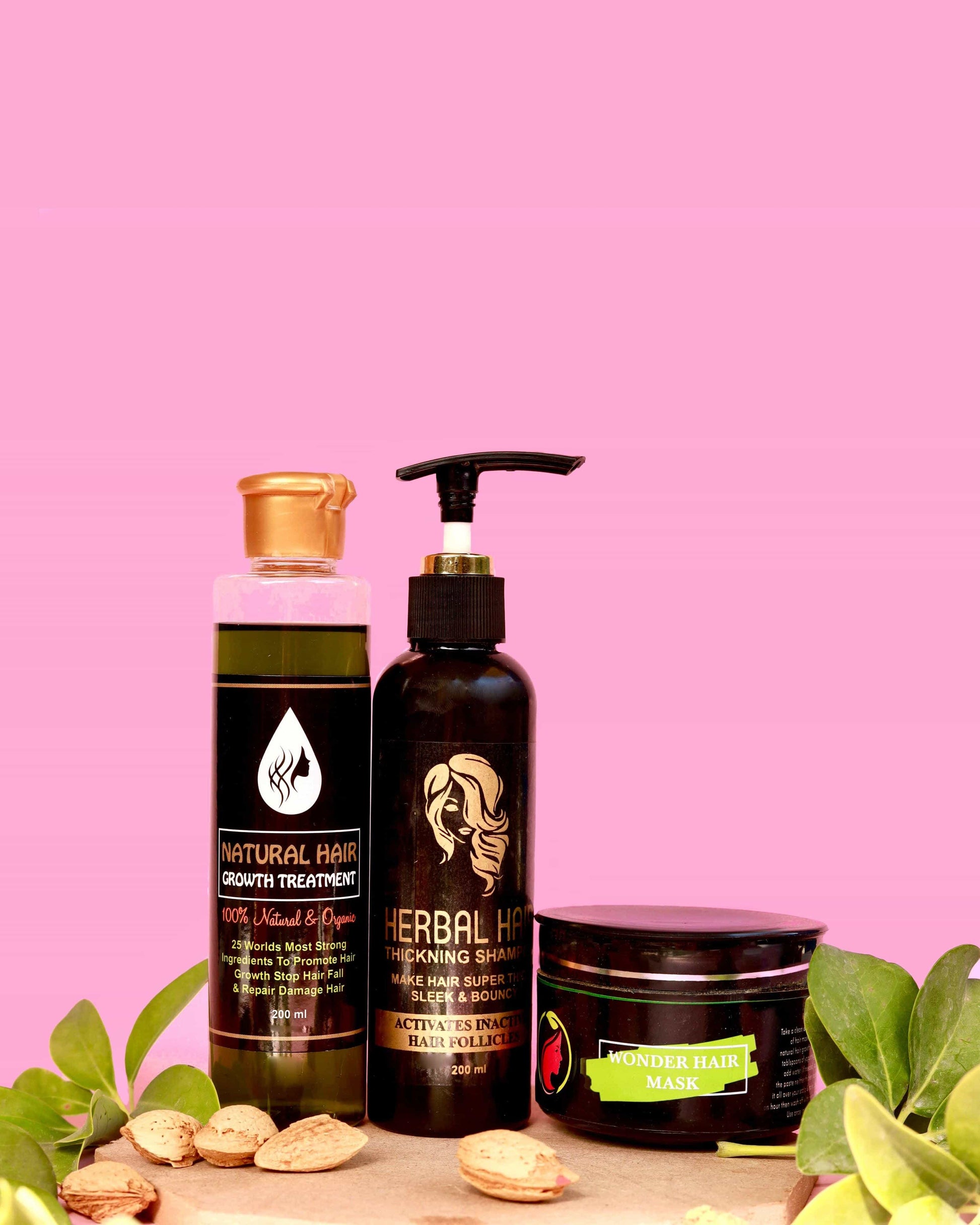 Delicate Hair Bundle | Oil | Shampoo | Mask - Cosmic Herbs