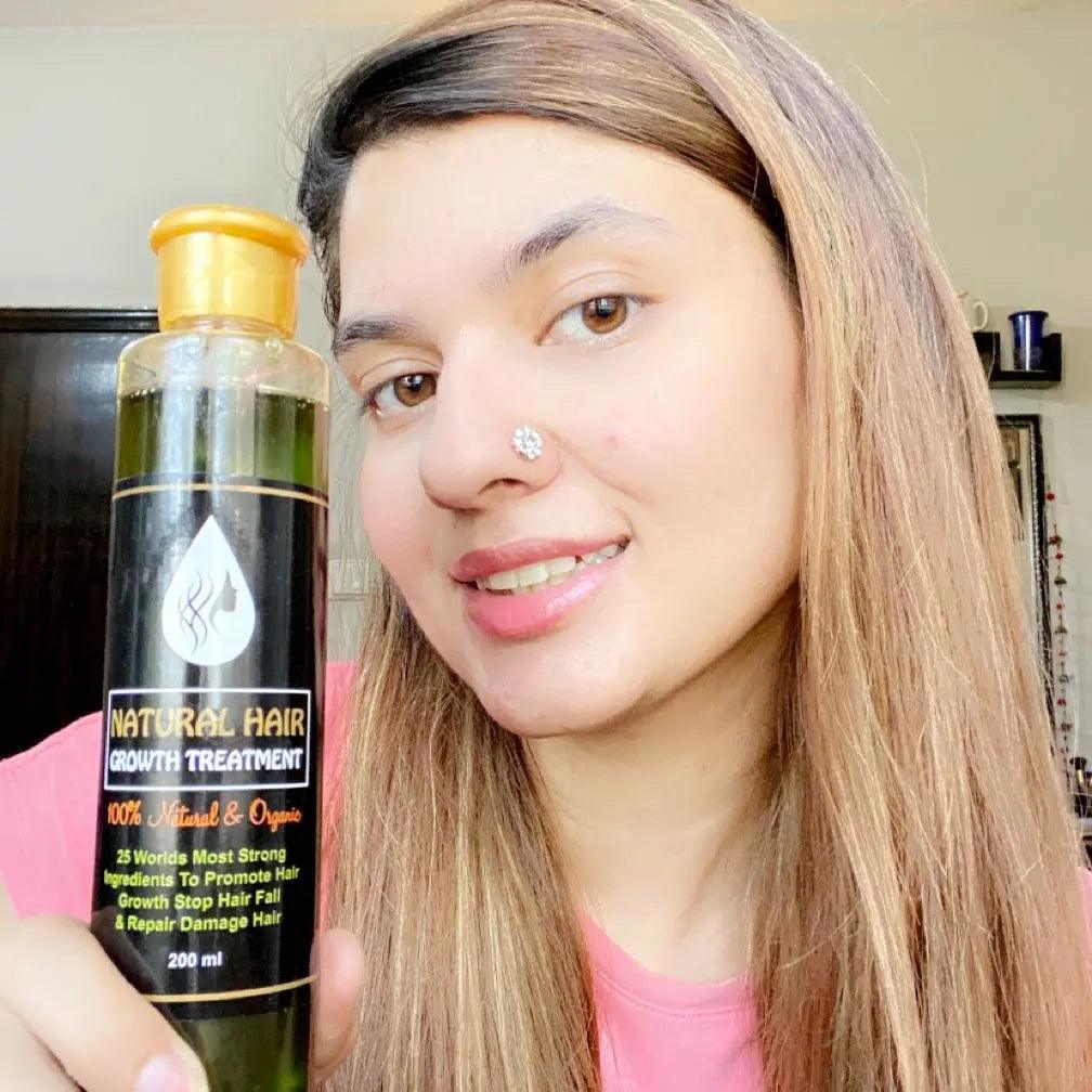 Natural Hair Growth Treatment Oil - Cosmic Herbs